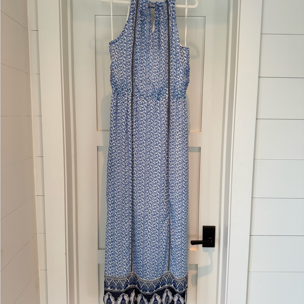 Joie Blue and White Patterned Dress